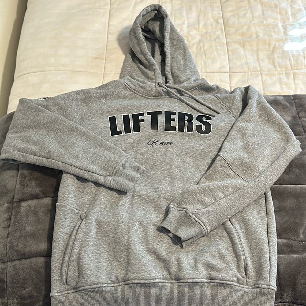 Lifters gray hoodie